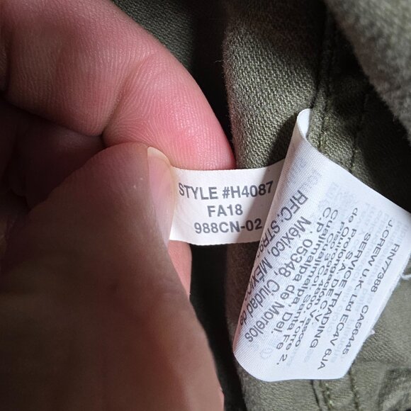 Madewell Jacket Womens Size Small Foliage Green Surplus Field Military Zip 90s - Picture 14 of 15